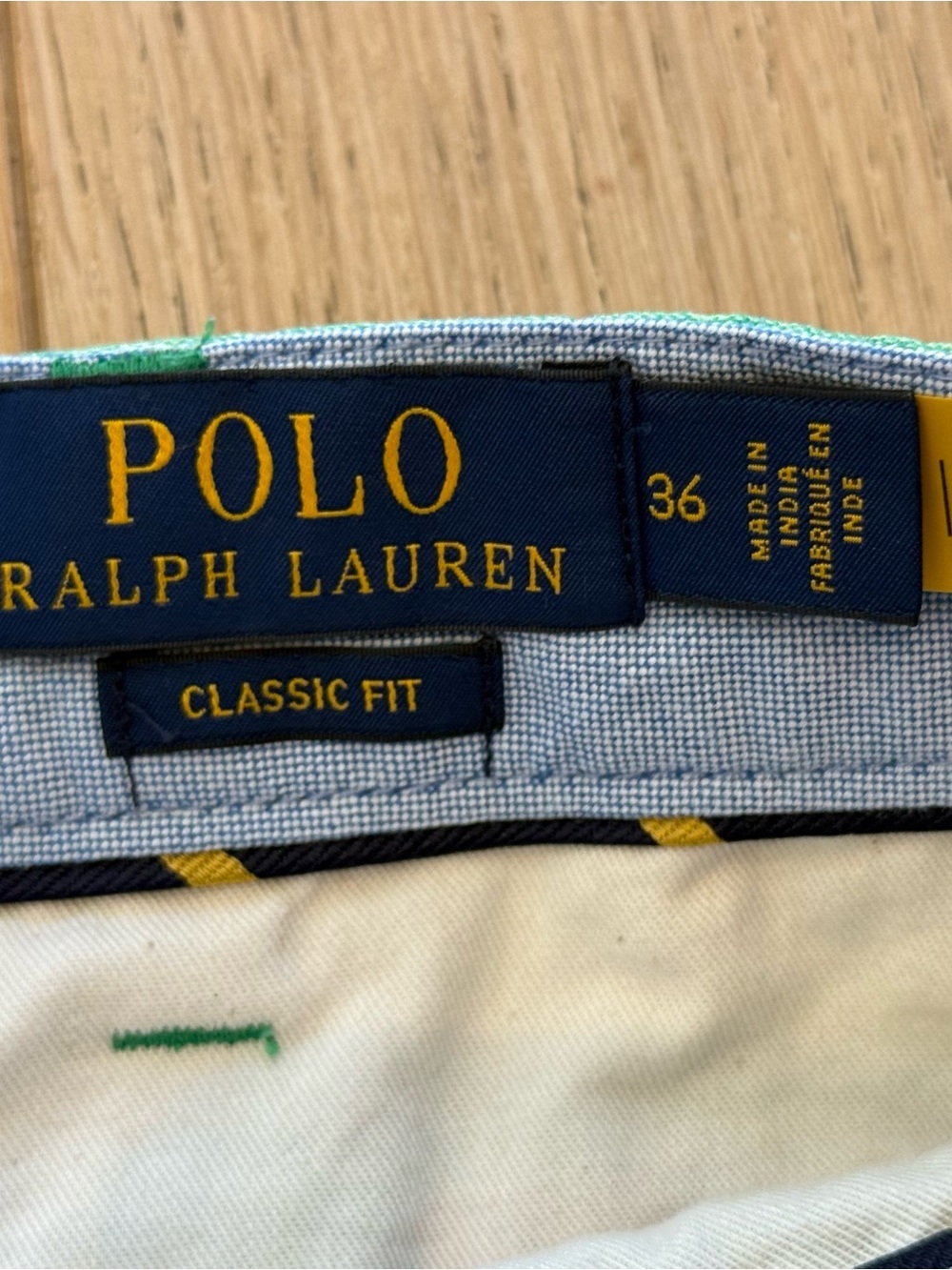 Polo Ralph Lauren 100% Linen Plaid Shorts Men’s 36 Classic Fit Rare Quiet Luxury - Picture 5 of 7